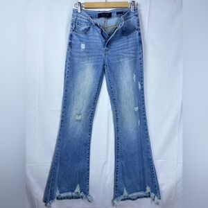 RISEN Light Blue Flare Jeans